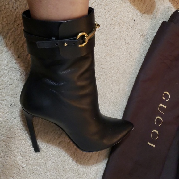 Gucci badazz excellent condtion leather booties - Picture 6 of 8